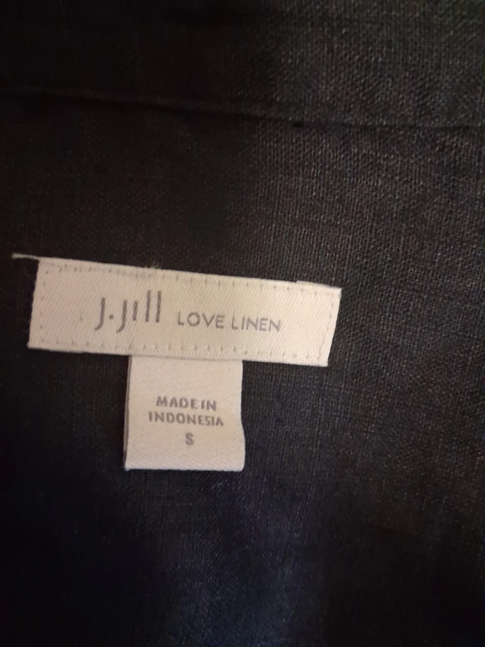 J. Jill Love Linen Button-Down Shirt Women Sz S 100% Line Excellent Condition - Picture 8 of 11